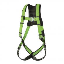 Peakworks V8006200 - Safety Harness PeakPro Series - 1D - Class A - Stab Lock Chest Buckle - Grommeted Leg Straps