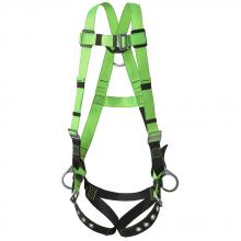 Peakworks V8002210 - Safety Harness Contractor Series - 3D - Class AP - Pass-Thru Chest Buckle - Grommeted Leg Straps