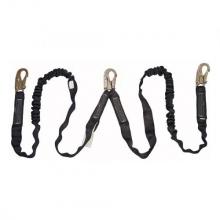 Peakworks V8101206 - Shock Absorbing Lanyard - POY - Twin Leg - Snap Hooks - 6' (1.8 m)