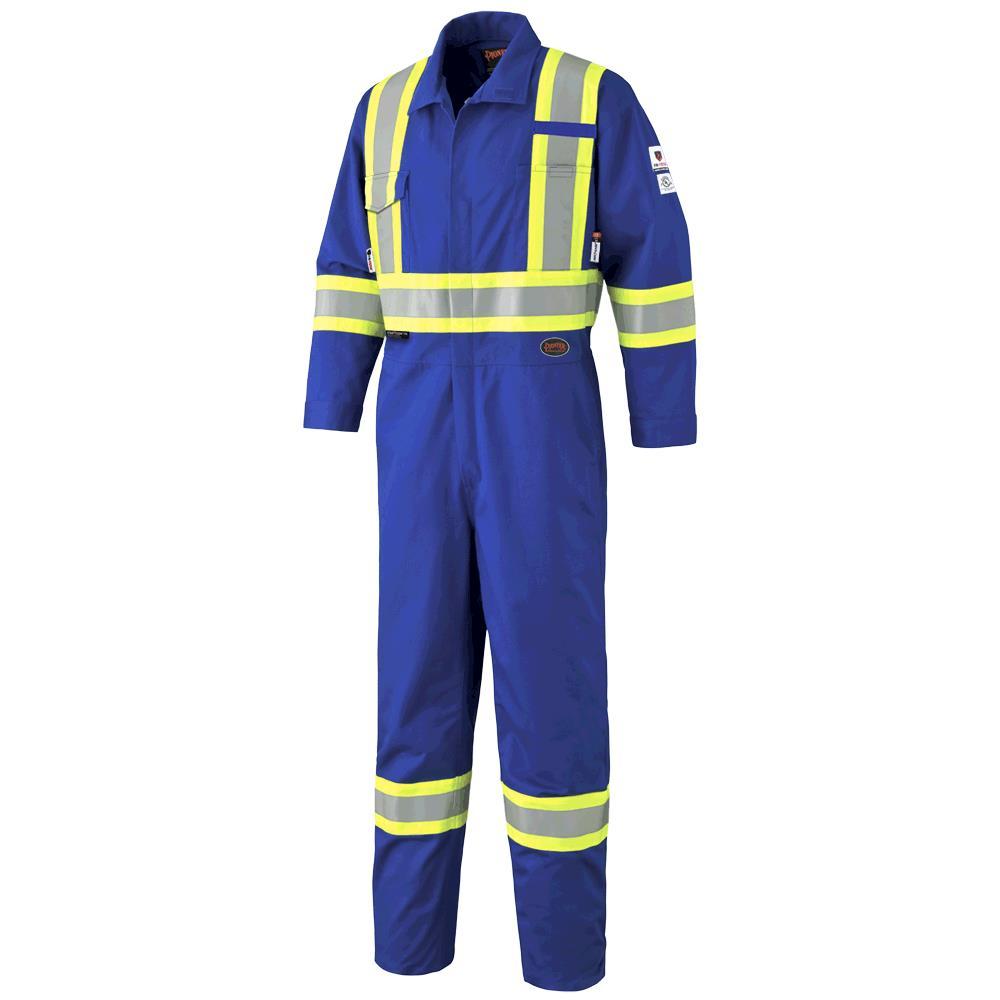 Royal Blue Hi-Viz FR-Tech® 88/12 FR/ARC Rated 7 oz Coverall - 52<span class=' ItemWarning' style='display:block;'>Item is usually in stock, but we&#39;ll be in touch if there&#39;s a problem<br /></span>