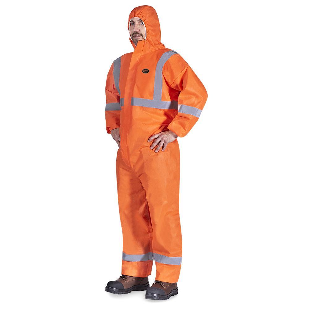 Orange SMS Coverall with Reflective Tape - 2XL<span class=' ItemWarning' style='display:block;'>Item is usually in stock, but we&#39;ll be in touch if there&#39;s a problem<br /></span>