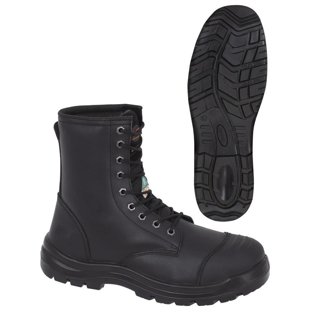 Steel Toe/Plate Leather 8&#34; Work Boots<span class=' ItemWarning' style='display:block;'>Item is usually in stock, but we&#39;ll be in touch if there&#39;s a problem<br /></span>