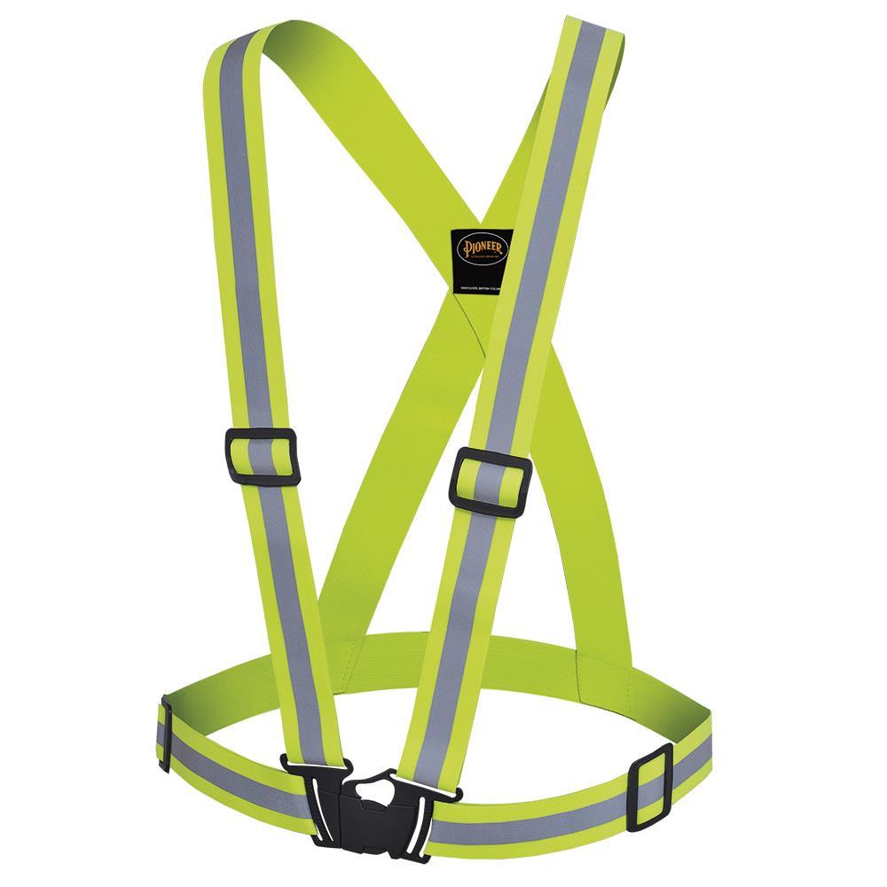 Hi-Viz Yellow/Green Safety Sash - O/S<span class=' ItemWarning' style='display:block;'>Item is usually in stock, but we&#39;ll be in touch if there&#39;s a problem<br /></span>