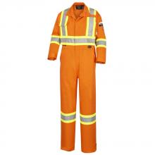 Pioneer V252025T-48 - Hi-Viz Orange Flame Resistant Cotton Coverall - 48