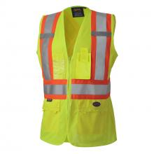Pioneer V1021860-XL - Women's Safety Vest Tricot Poly Interlock