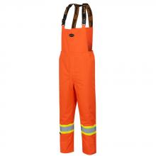 Pioneer V1150450-L - Hi-Viz Orange “The Rock” 300D Oxford Polyester Insulated Bib Pants - L
