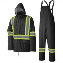Pioneer V1080170-2XL - Waterproof Lightweight Safety Rainsuits - Polyester/PVC