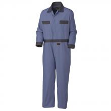 Pioneer V2010110-50 - Navy Cotton Coverall with Concealed Brass Buttons - 50