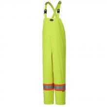 Pioneer V1090260-3XL - Hi-Viz Yellow/Green 150D Lightweight Waterproof Safety Bib Pants - 3XL