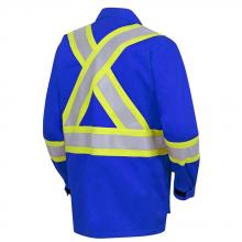 Pioneer V2540810-5XL - Royal Hi-Viz FR-Tech® Flame Resistant Safety Jacket - 5XL