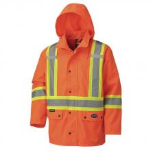 Pioneer V1110250-2XL - Hi-Viz Orange 450D 100% Waterproof Jacket - 2XL