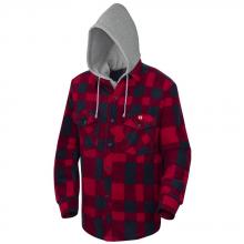 Pioneer V3080397-L - Quilted Polar Fleece Hooded Shirt