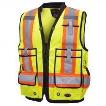 Pioneer V1011160-XL - Hi-Viz Yellow 1200D High Denier Surveyor's Vest - XL