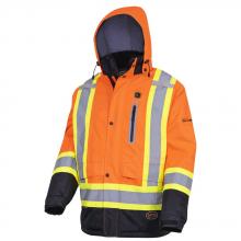 Pioneer V1210150-2XL - Hi-Viz Orange Waterproof Insulated Heated Safety Jacket - 2XL