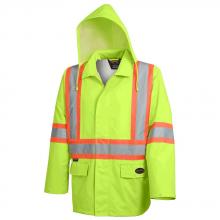 Pioneer V1081360-XL - "The Rock" 300D Oxford Polyester Jacket with PU Coating – Hi-Viz Yellow/Green – XL