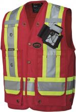Pioneer V1010610-L - Surveyor’s Safety Vests Cotton Duck