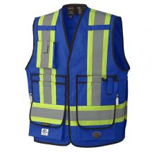 Pioneer V2540780-L - Royal Hi-Viz FR-Tech® Flame Resistant Surveyor's Vest - L