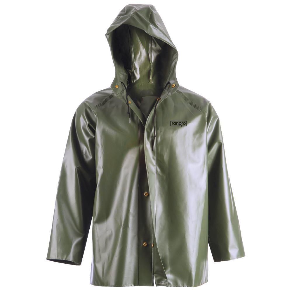 Canadian Waterproof Hooded Rain Jacket - PVC-Coated Polyester - 3XL<span class=' ItemWarning' style='display:block;'>Item is usually in stock, but we&#39;ll be in touch if there&#39;s a problem<br /></span>