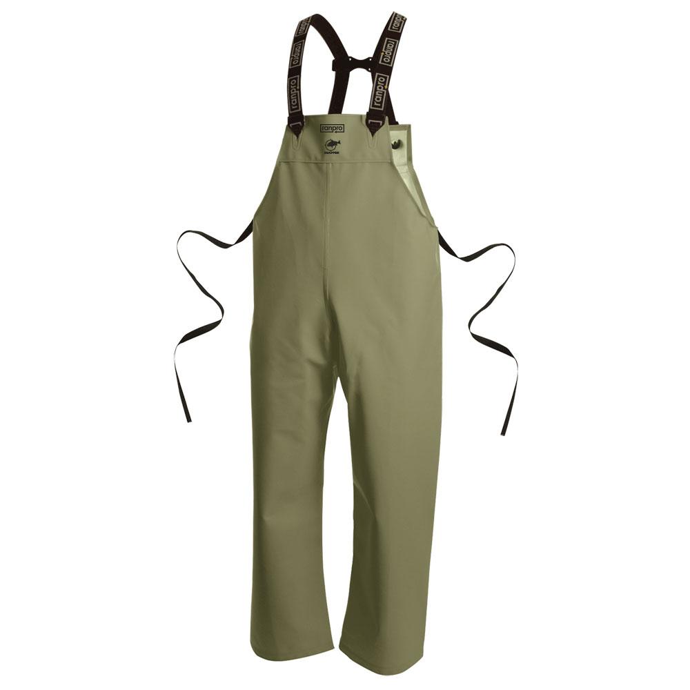 Snapper® Waterproof Bib Pants - PVC Coated Polyester/Cotton - Green - XL<span class=' ItemWarning' style='display:block;'>Item is usually in stock, but we&#39;ll be in touch if there&#39;s a problem<br /></span>