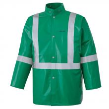 Ranpro V2241940-L - CA-43® FR Chemical/Acid Resistant Safety Jackets - PVC/Poly - Reflective Tape