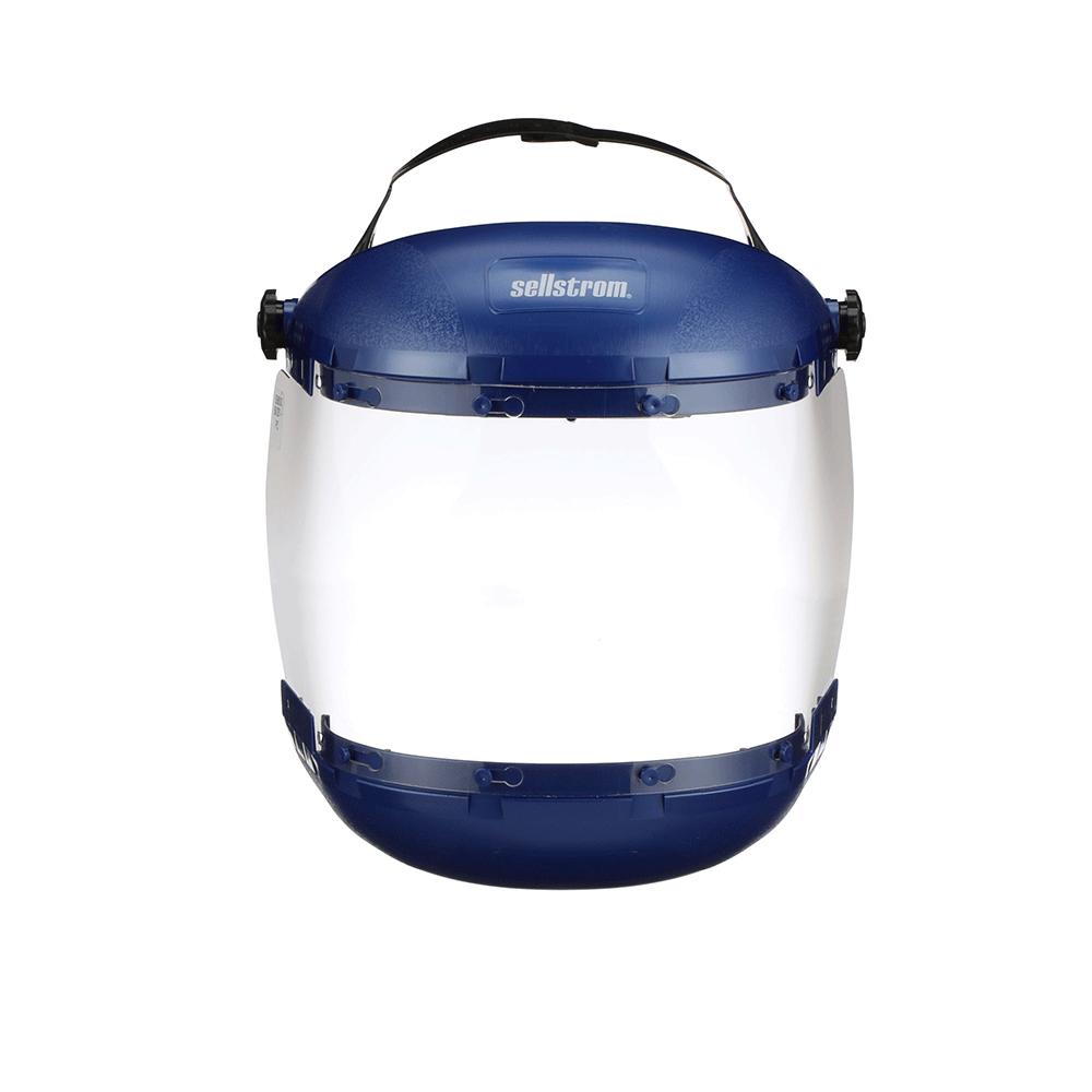 Dual Crown Face Shield with Ratcheting Headgear<span class=' ItemWarning' style='display:block;'>Item is usually in stock, but we&#39;ll be in touch if there&#39;s a problem<br /></span>