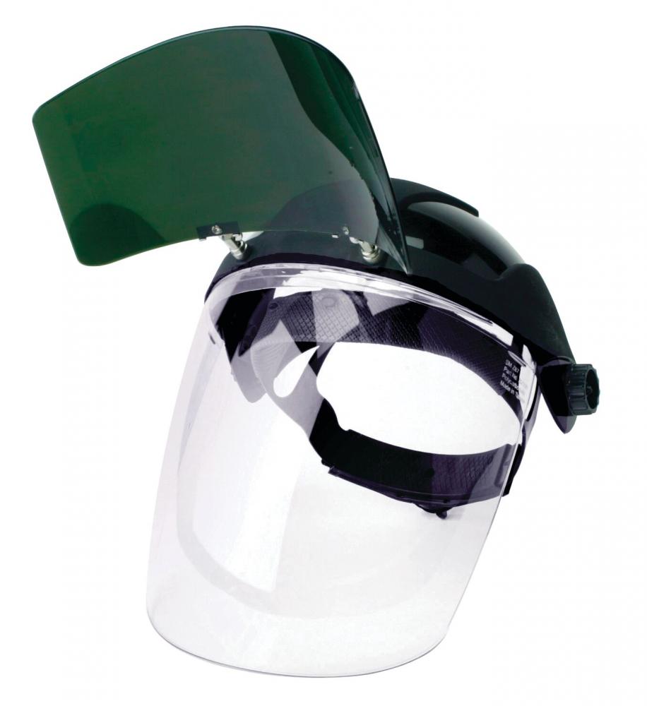 DP4 Series - Polycarbonate Face Shields - Flip-up IR Visor<span class=' ItemWarning' style='display:block;'>Item is usually in stock, but we&#39;ll be in touch if there&#39;s a problem<br /></span>