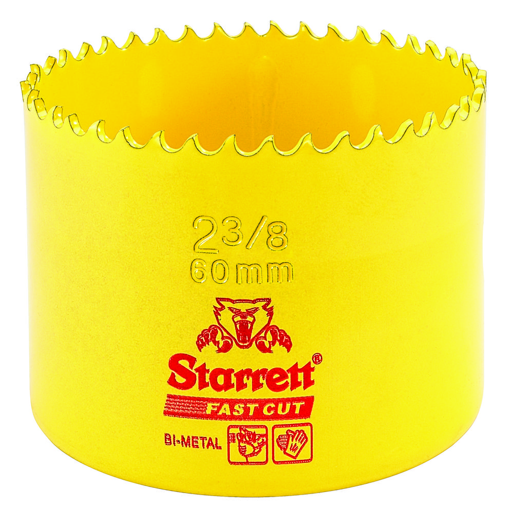 HSS FAST CUT HOLE SAW 2-3/8&#34; (60MM)<span class=' ItemWarning' style='display:block;'>Item is usually in stock, but we&#39;ll be in touch if there&#39;s a problem<br /></span>