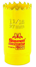 Starrett FCH0116-G - HSS FAST CUT HOLE SAW 1-1/16" (27MM)
