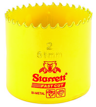 Starrett FCH0200-G - HSS FAST CUT HOLE SAW 2" (51MM)