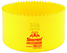 Starrett FCH0338-G - HSS FAST CUT HOLE SAW 3-3/8" (86MM)