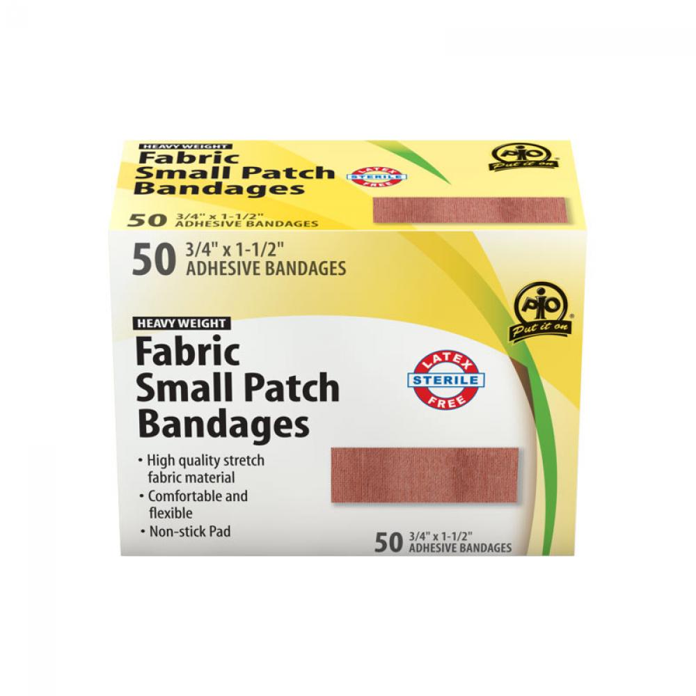 Fabric Patch Bandage, Small, 2 x 3.75cm, 50/Box<span class=' ItemWarning' style='display:block;'>Item is usually in stock, but we&#39;ll be in touch if there&#39;s a problem<br /></span>