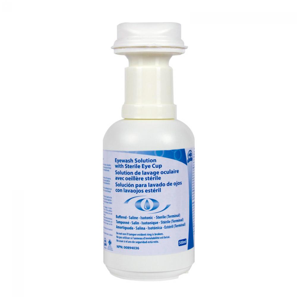 Eyewash with Eye Cup, 500ml<span class=' ItemWarning' style='display:block;'>Item is usually in stock, but we&#39;ll be in touch if there&#39;s a problem<br /></span>