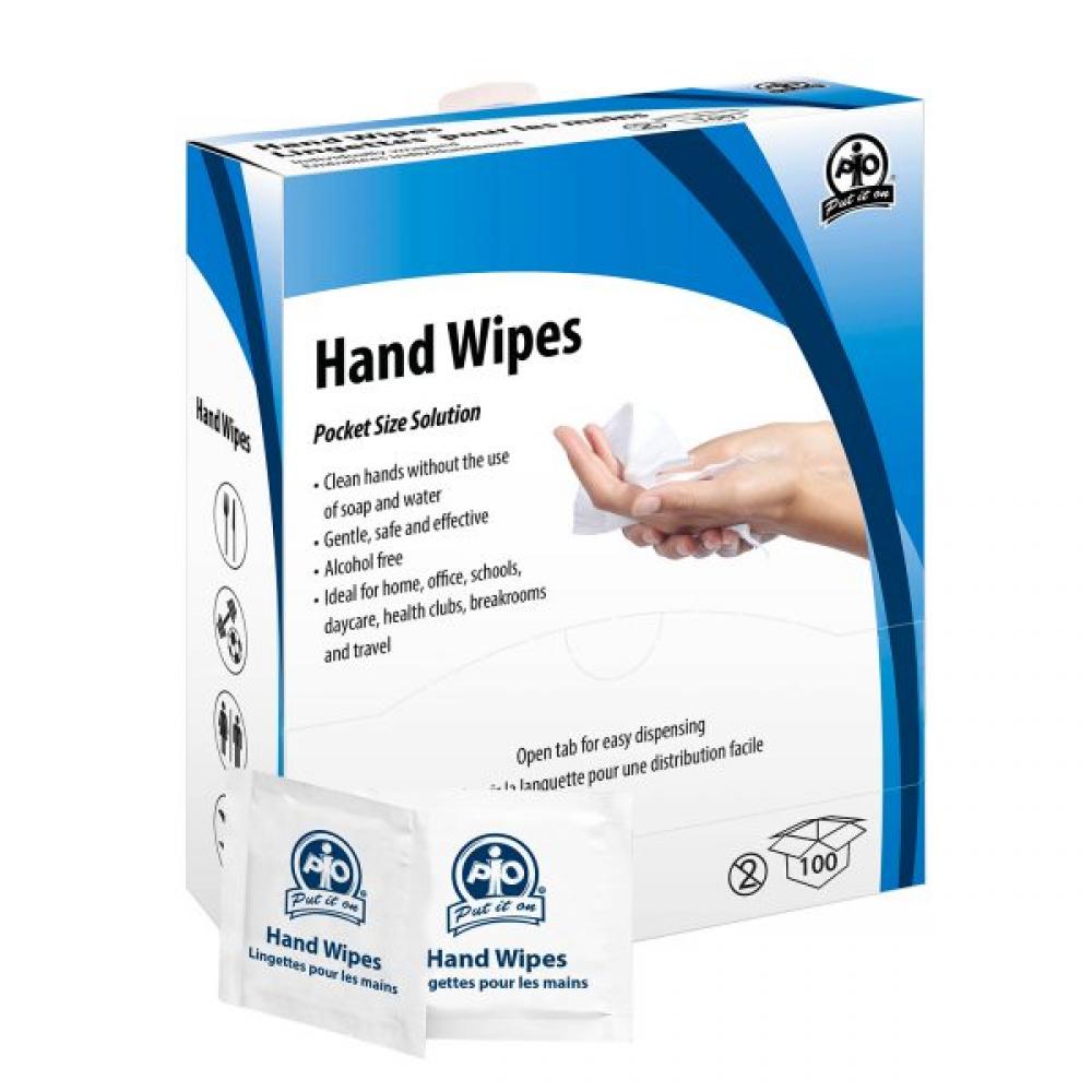 Hand Wipes, 100/Box<span class=' ItemWarning' style='display:block;'>Item is usually in stock, but we&#39;ll be in touch if there&#39;s a problem<br /></span>