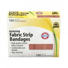Wasip F1504760 - Fabric Strip Bandage, 7.5 x 2.2cm, 100/Box