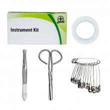 Wasip F9735715 - Instrument Kit 2: Tape/Scissors/Forceps/ 12 Pins