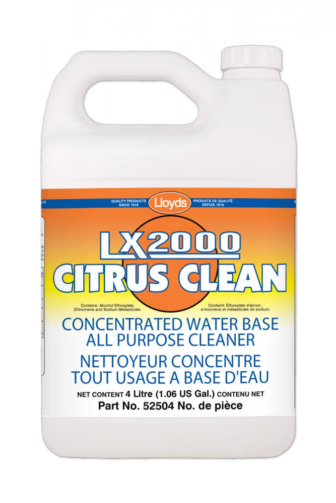 Citrus water soluble concentrated cleaner degreaser<span class=' ItemWarning' style='display:block;'>Item is usually in stock, but we&#39;ll be in touch if there&#39;s a problem<br /></span>