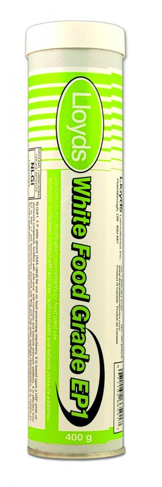 NLGI #1 E.P. White Grease for use on food processing machinery<span class=' ItemWarning' style='display:block;'>Item is usually in stock, but we&#39;ll be in touch if there&#39;s a problem<br /></span>