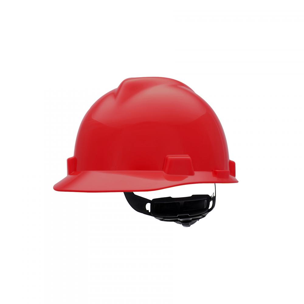 V-Gard Slotted Cap, Red, w/Fas-Trac III Suspension<span class=' ItemWarning' style='display:block;'>Item is usually in stock, but we&#39;ll be in touch if there&#39;s a problem<br /></span>
