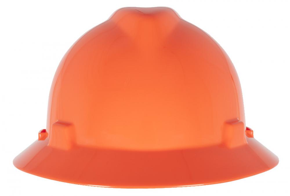 V-Gard Slotted Full-Brim Hat, Hi-Viz Orange, w/Fas-Trac III Suspension<span class=' ItemWarning' style='display:block;'>Item is usually in stock, but we&#39;ll be in touch if there&#39;s a problem<br /></span>