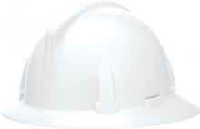 MSA Safety 475393 - Topgard Non-Slotted Hat,  White, w/Fas-Trac III Suspension