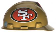 MSA Safety 818409 - NFL V-Gard Protective Caps, San Francisco 49ers