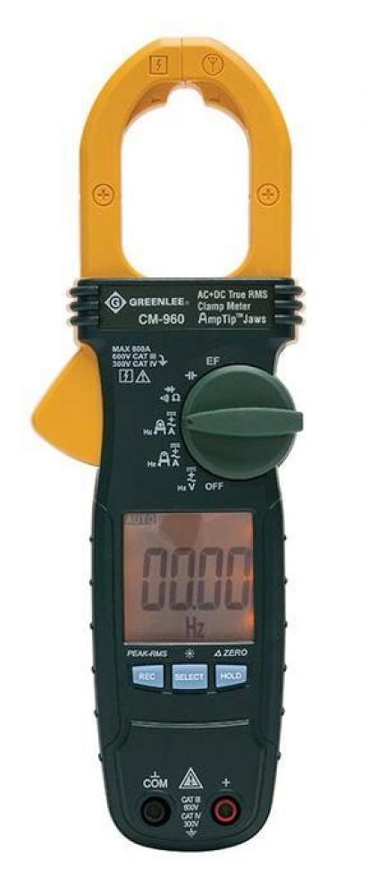 AC/DC True RMS Clamp Meter, 600V, 600A<span class=' ItemWarning' style='display:block;'>Item is usually in stock, but we&#39;ll be in touch if there&#39;s a problem<br /></span>