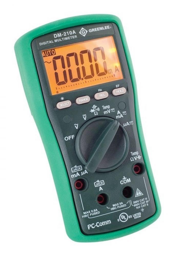 6,000-Count Digital Multimeter, 1000V, 8A (DM-210A)<span class=' ItemWarning' style='display:block;'>Item is usually in stock, but we&#39;ll be in touch if there&#39;s a problem<br /></span>