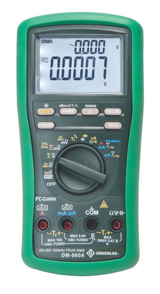 500,000-Count Digital Multimeter, 1000V, 10A, Calibrated<span class=' ItemWarning' style='display:block;'>Item is usually in stock, but we&#39;ll be in touch if there&#39;s a problem<br /></span>