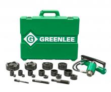 Greenlee 7310SB - 11-Ton Hydraulic Knockout Kit with Hand Pump and Slug-Buster® 1/2" - 4"